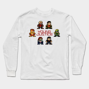 8-bit Young Justice Long Sleeve T-Shirt